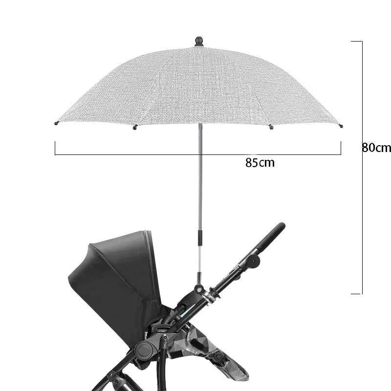 Baby Stroller Folding Umbrella UV Sun & Rain Protection - HYPERMALL