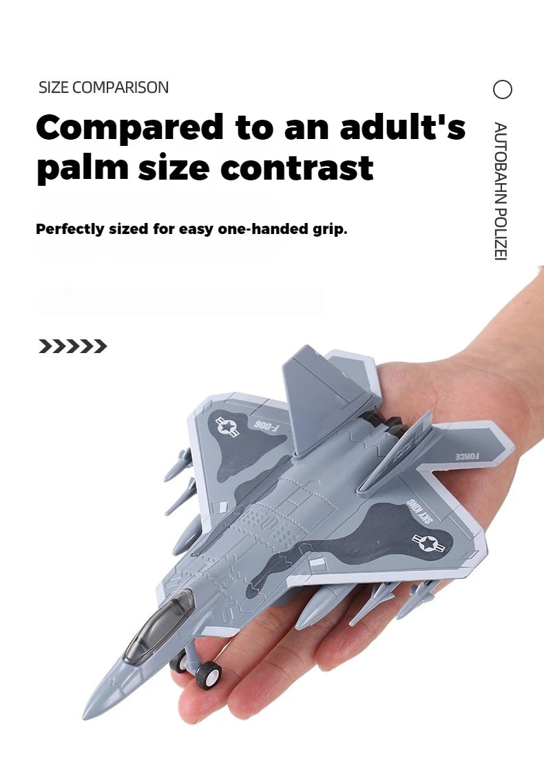 Alloy Fighter Jet Toy - HYPERMALL