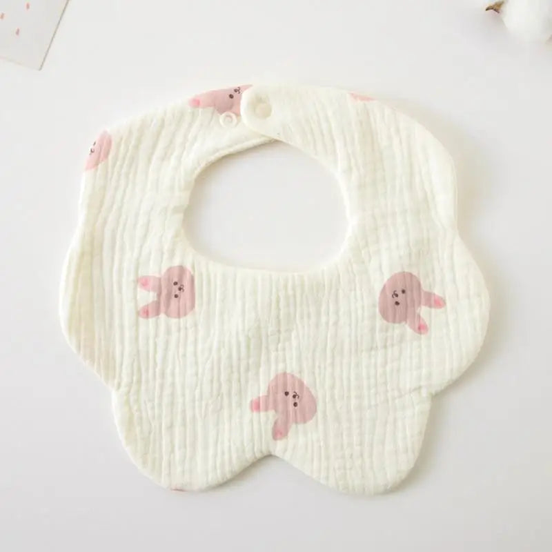 Cotton Baby Bib & Burp Cloth Set - HYPERMALL