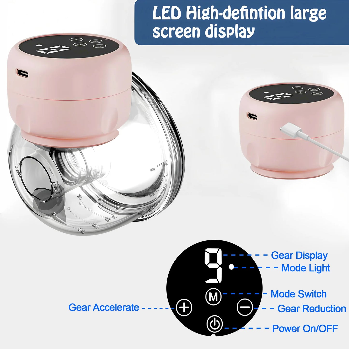 USB Wearable Electric Breast Pump - HYPERMALL