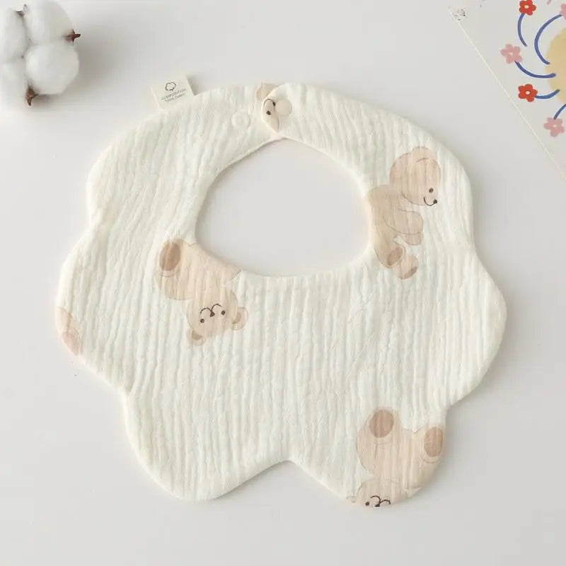 Cotton Baby Bib & Burp Cloth Set - HYPERMALL