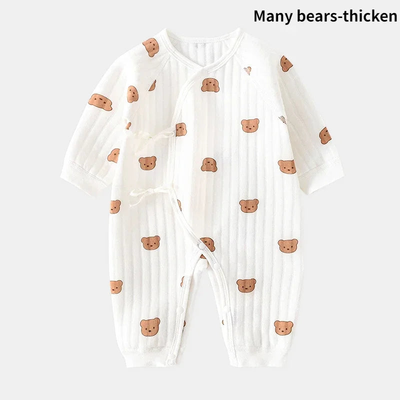 Cotton Baby Jumpsuit Set - HYPERMALL