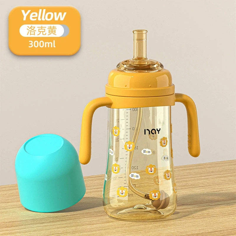 PPSU Anti-Colic Baby Bottle with Straw - HYPERMALL
