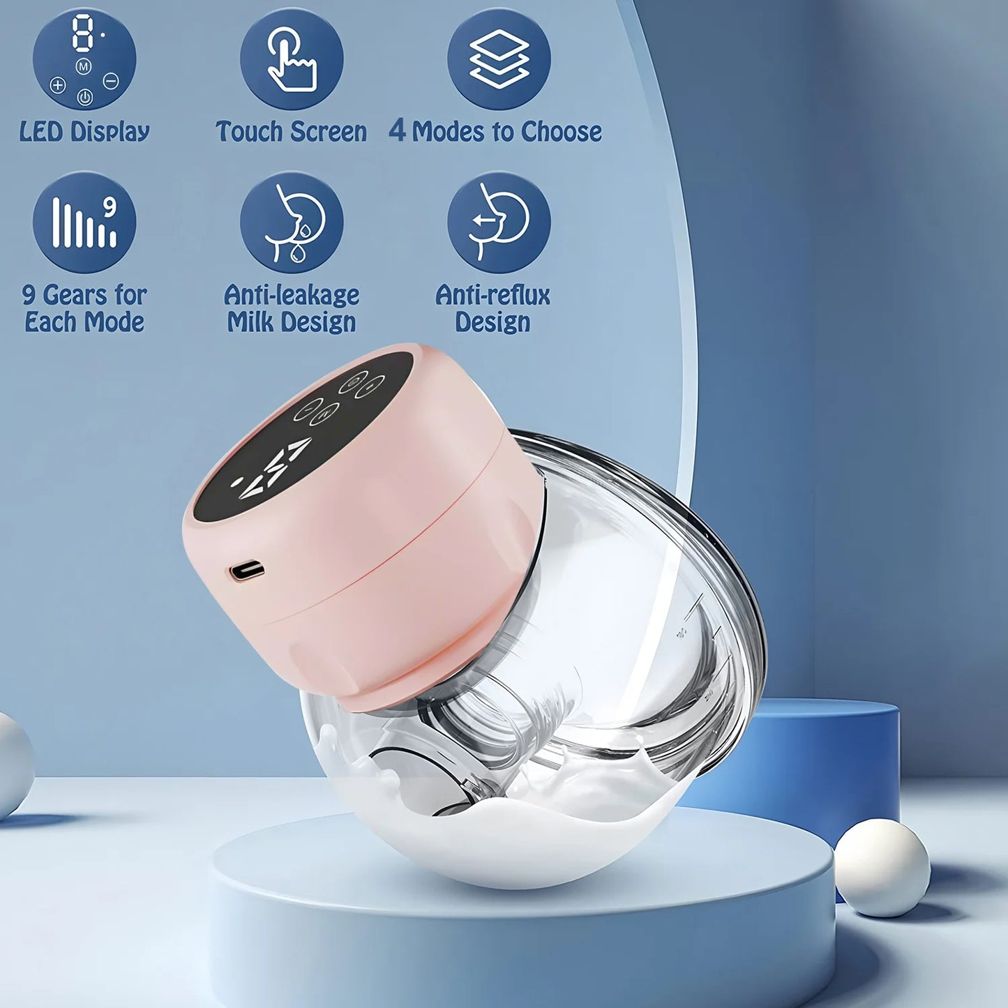USB Wearable Electric Breast Pump - HYPERMALL