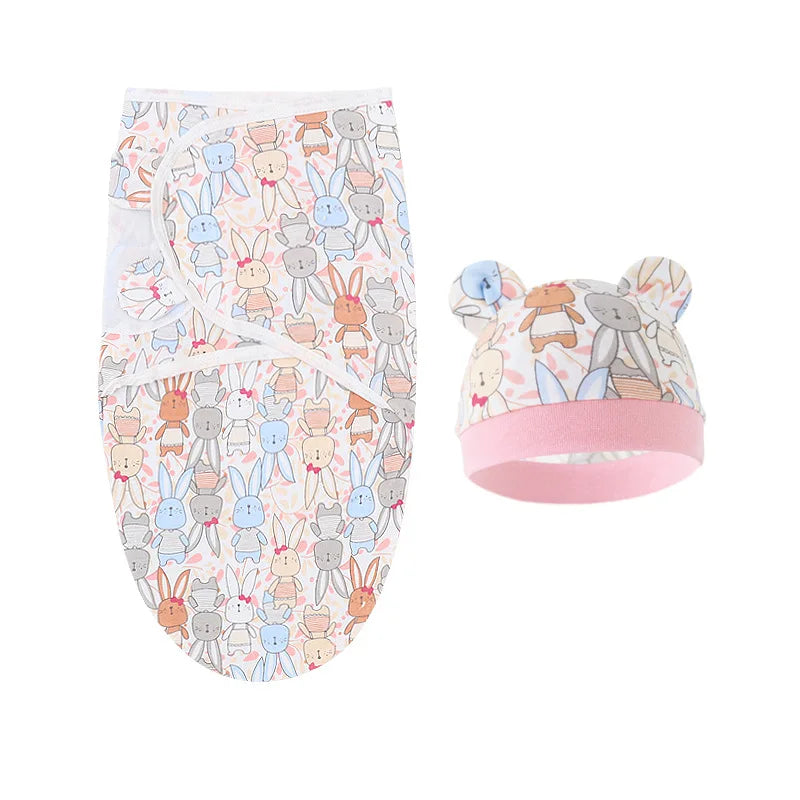 Newborn Swaddle & Hat Set - HYPERMALL