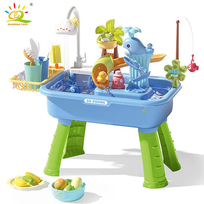 Kids Electric Kitchen Sink Playset - HYPERMALL