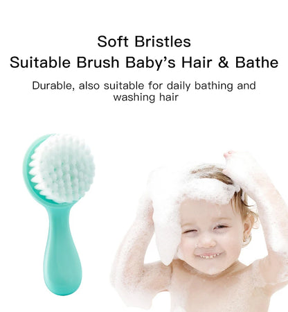 2-in-1 Infant Care Baby Comb & Brush Set - HYPERMALL