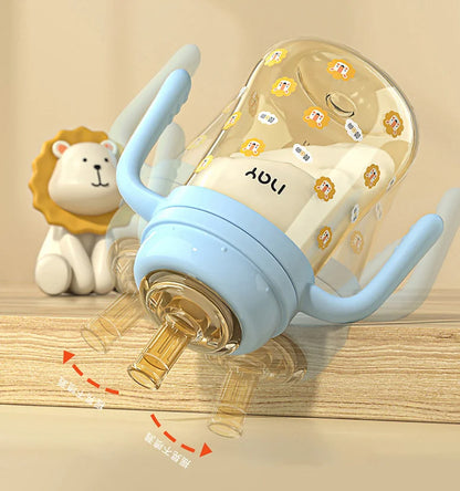 PPSU Anti-Colic Baby Bottle with Straw - HYPERMALL