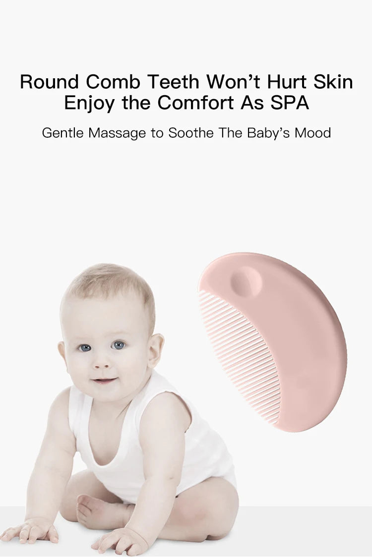 2-in-1 Infant Care Baby Comb & Brush Set - HYPERMALL
