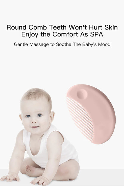 2-in-1 Infant Care Baby Comb & Brush Set - HYPERMALL