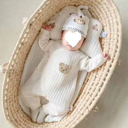 Cotton Baby Jumpsuit Set - HYPERMALL