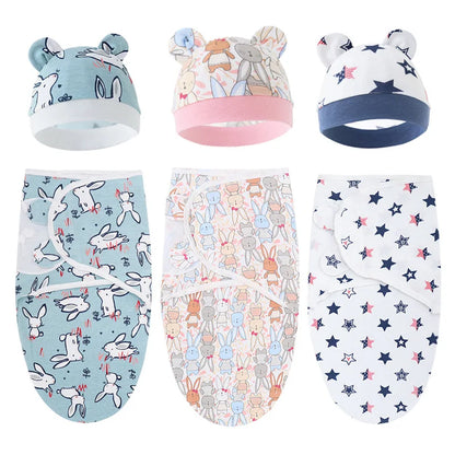 Newborn Swaddle & Hat Set - HYPERMALL