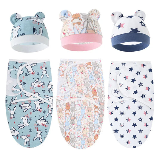 Newborn Swaddle & Hat Set - HYPERMALL