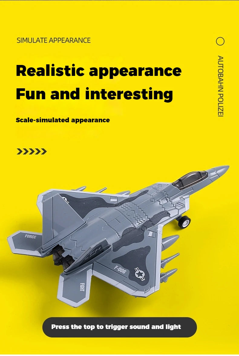 Alloy Fighter Jet Toy - HYPERMALL