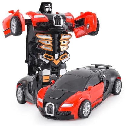 One-Click Transforming Robot Car - HYPERMALL