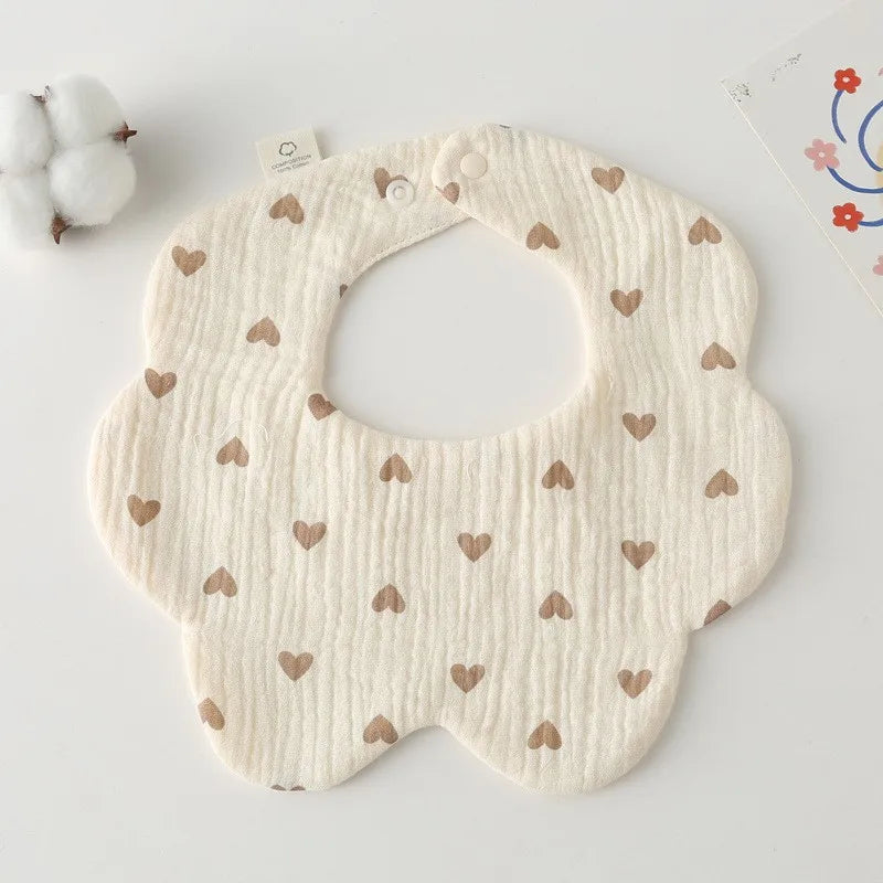 Cotton Baby Bib & Burp Cloth Set - HYPERMALL