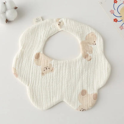 Cotton Baby Bib & Burp Cloth Set - HYPERMALL