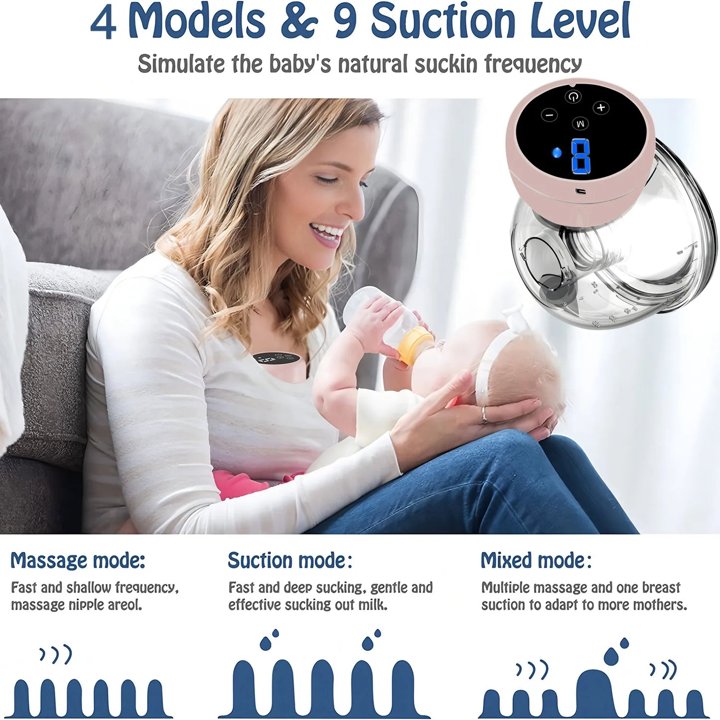 USB Wearable Electric Breast Pump - HYPERMALL