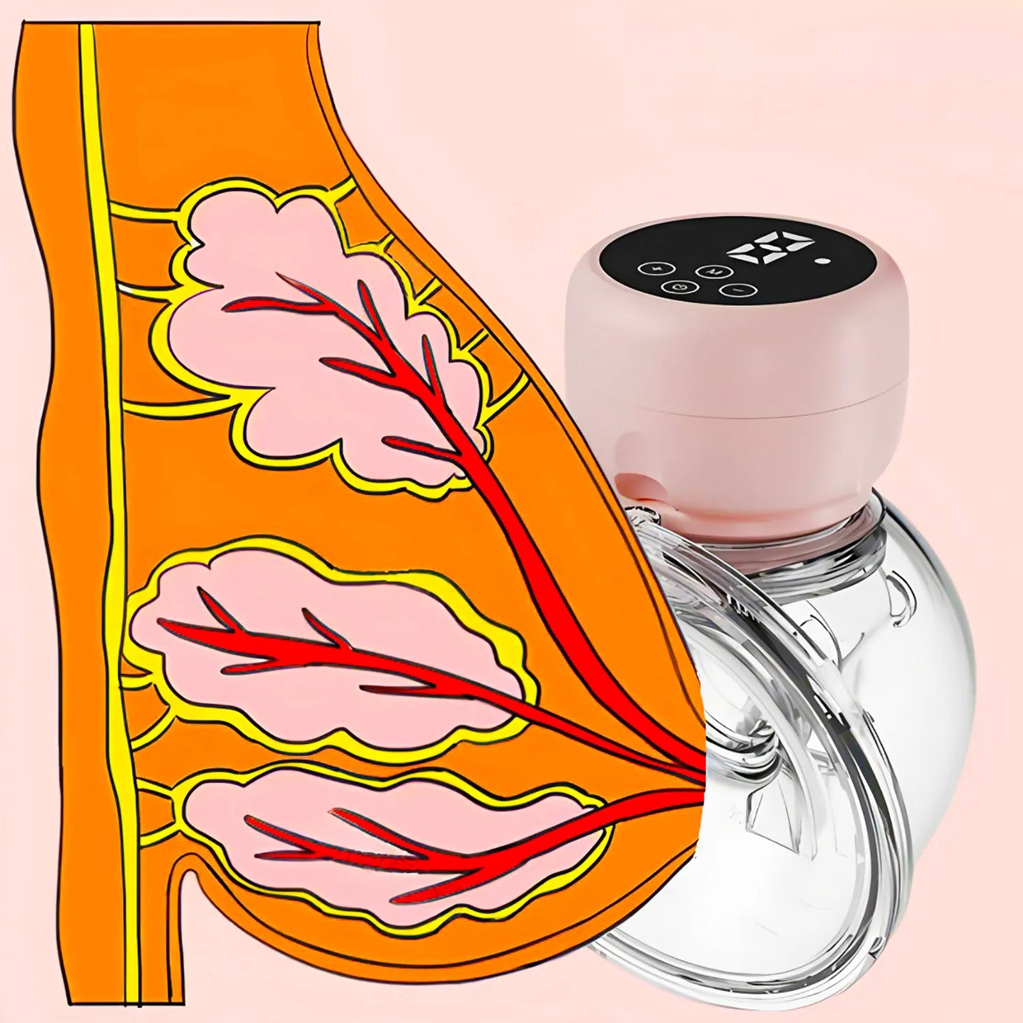 USB Wearable Electric Breast Pump - HYPERMALL