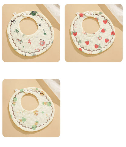 Reversible Cotton Baby Bib - HYPERMALL