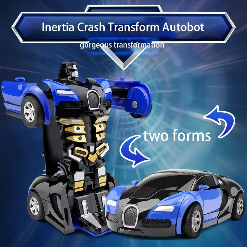 One-Click Transforming Robot Car - HYPERMALL