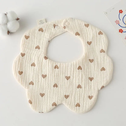 Cotton Baby Bib & Burp Cloth Set - HYPERMALL