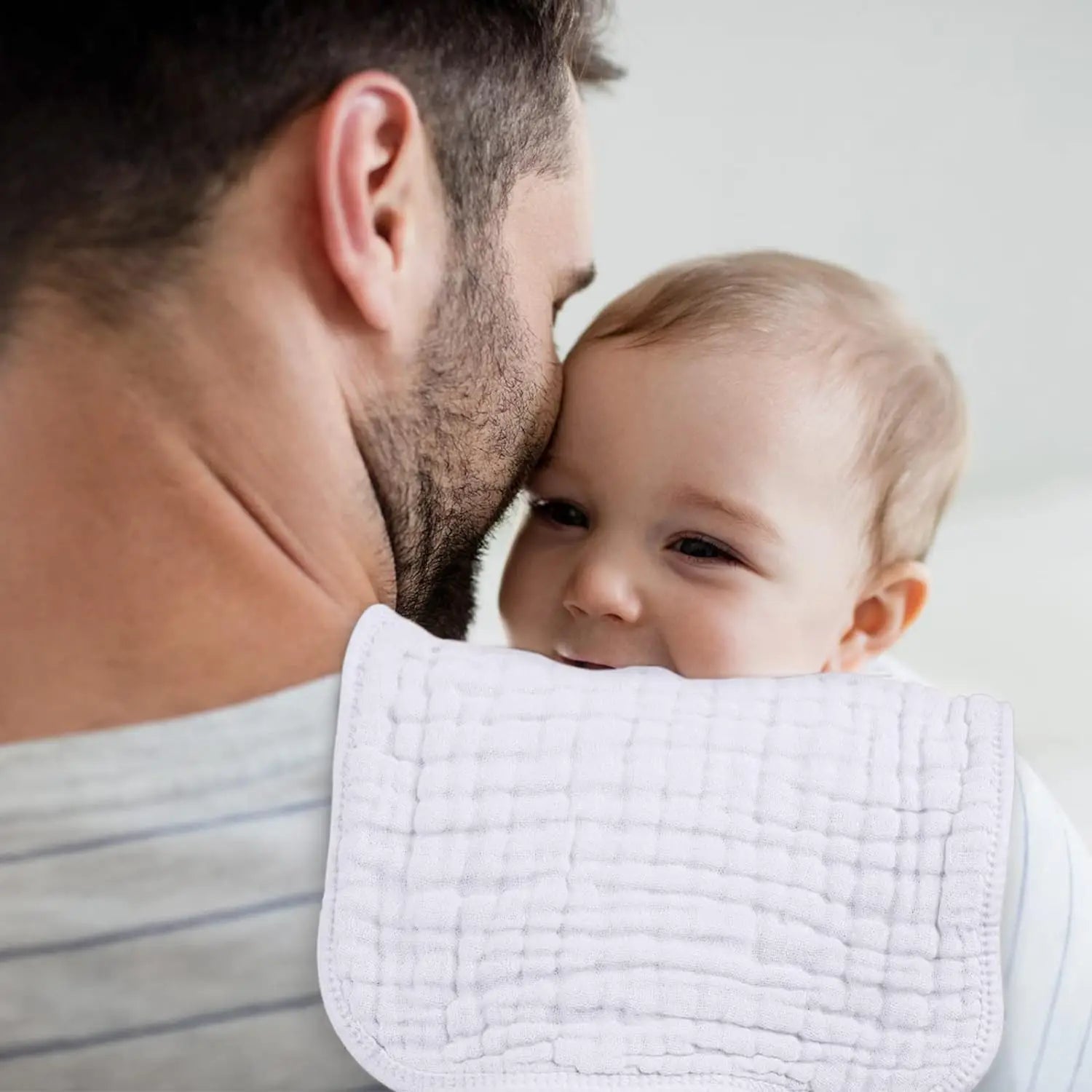 6-Piece Muslin Baby Burp Cloth Set - HYPERMALL