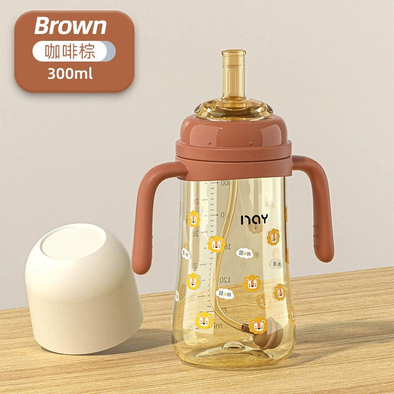 PPSU Anti-Colic Baby Bottle with Straw - HYPERMALL
