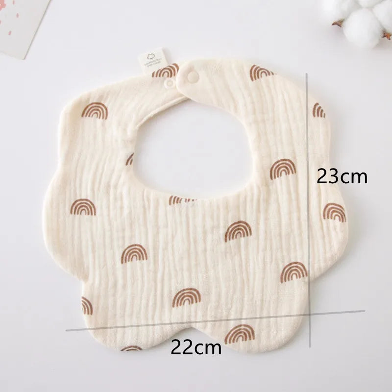 Cotton Baby Bib & Burp Cloth Set - HYPERMALL