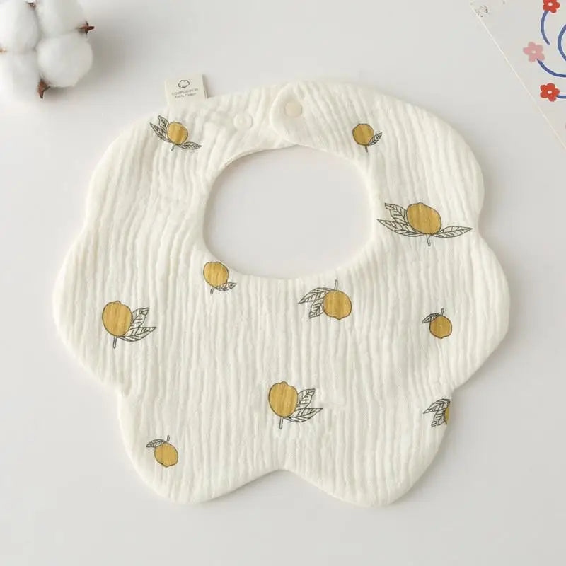 Cotton Baby Bib & Burp Cloth Set - HYPERMALL