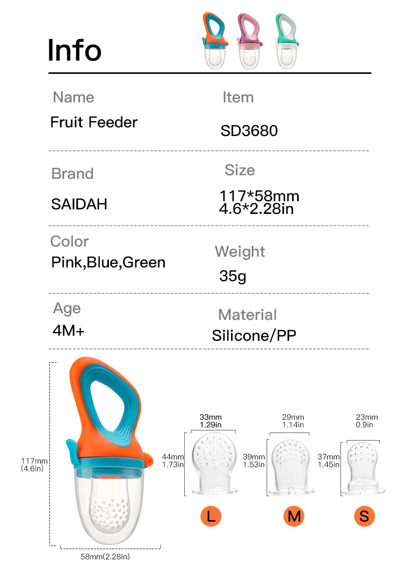 Silicone Baby Fruit Feeder - HYPERMALL