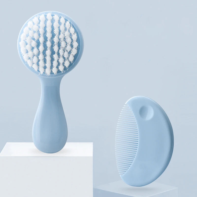 2-in-1 Infant Care Baby Comb & Brush Set - HYPERMALL