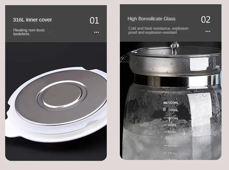 1.2L Smart Thermostatic Milk Kettle - HYPERMALL