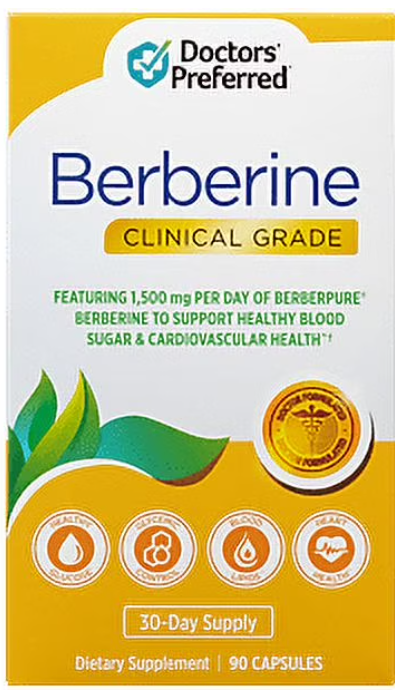 GluoGold  Support Healthy Blood Sugar Control with Berberine 500mg 90 Tablets