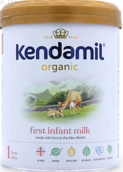 Kendamil UK Organic Cow Formula - Stage 1 X 3 Cans 800g