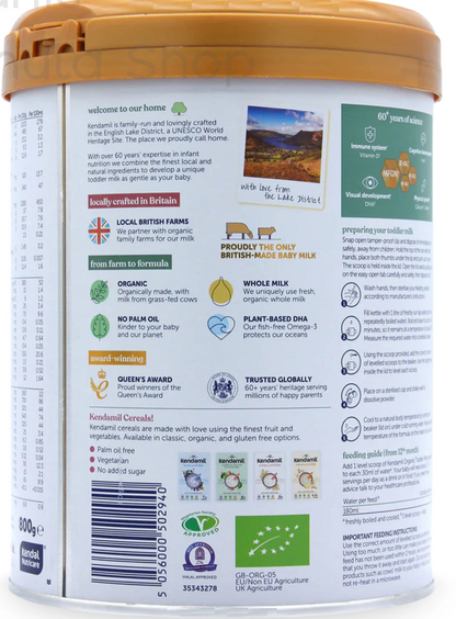 Kendamil UK Organic Farm Cow Formula - Stage 3