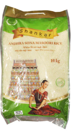 Shankar Andhra Sona Masoori Rice 10 Kg