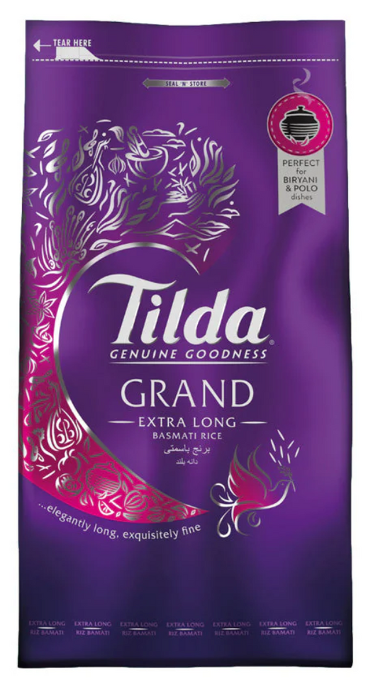 Tilda Grand Extra Long Basmati Rice 20Kg