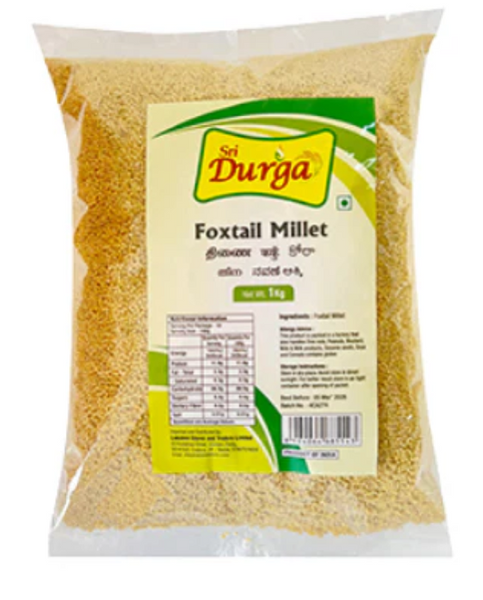 SRI DURGA POLISHED MILLET 1KG - THINAI (FOXTAIL)