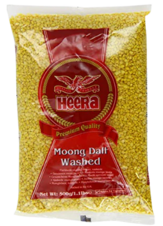 HEERA MOONG DAL WASHED SPLIT 500G