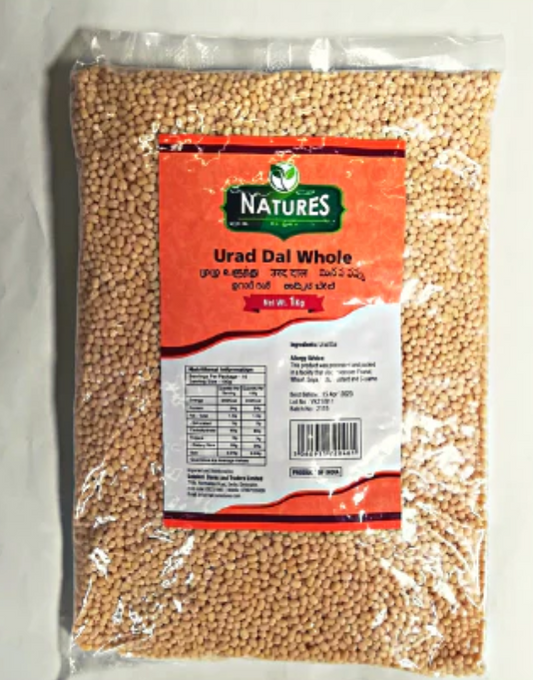 NATURES URID DAL WHOLE - 1KG