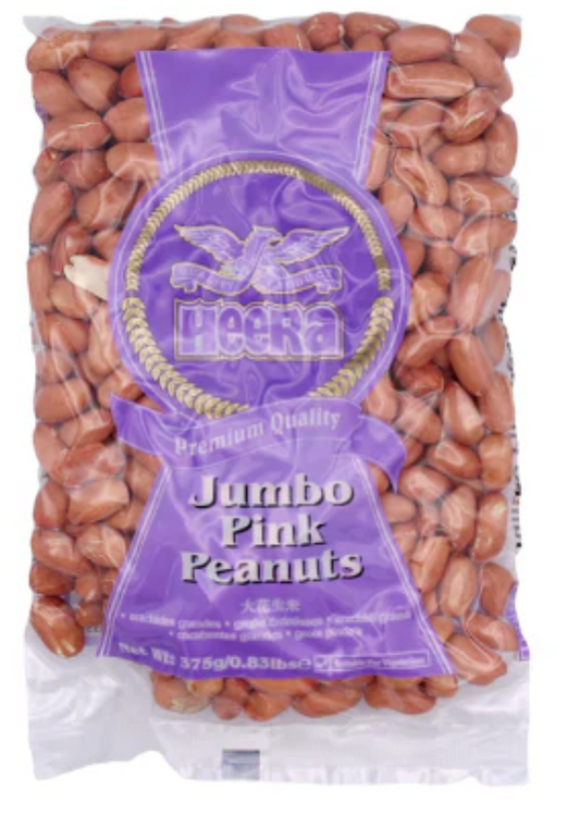 HEERA JUMBO PINK PEANUTS 375G