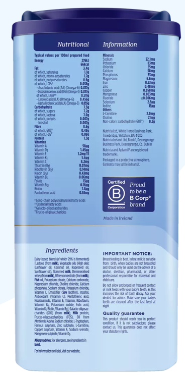 Aptamil First Infant Milk 800g x 3 - HYPERMALL