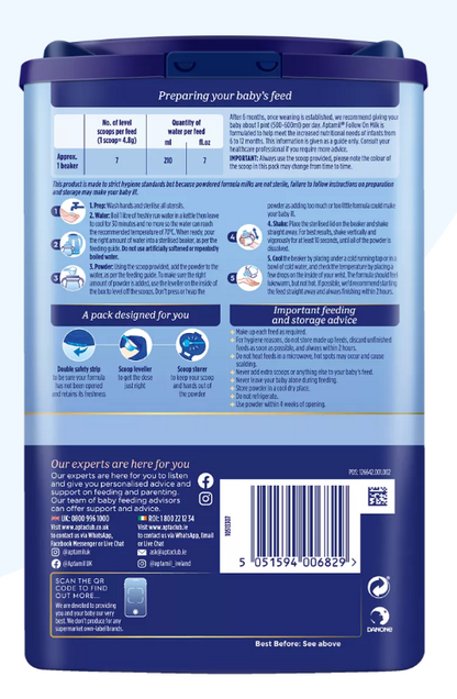 Aptamil® Follow On Milk – 800g - HYPERMALL