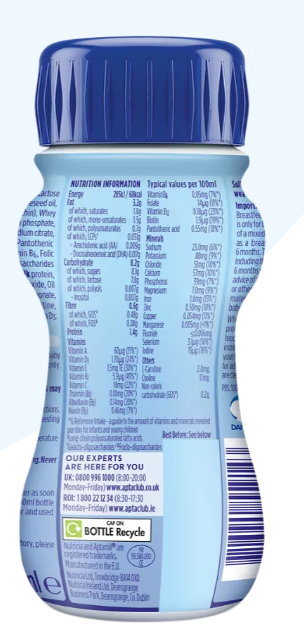 Aptamil Follow On Milk Ready To Drink – 200ml x 6 - HYPERMALL