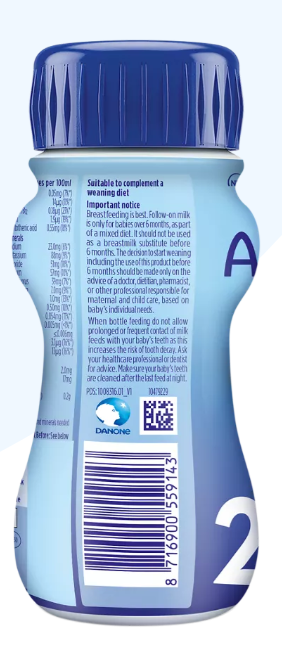 Aptamil Follow On Milk Ready To Drink – 200ml x 6 - HYPERMALL