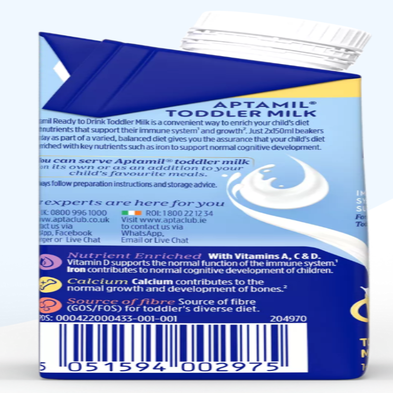 Aptamil Toddler Milk Ready to Drink – 200ml x6 - HYPERMALL