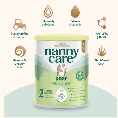 Nannycare Stage 2 Goat Milk Baby Formula-800g - HYPERMALL