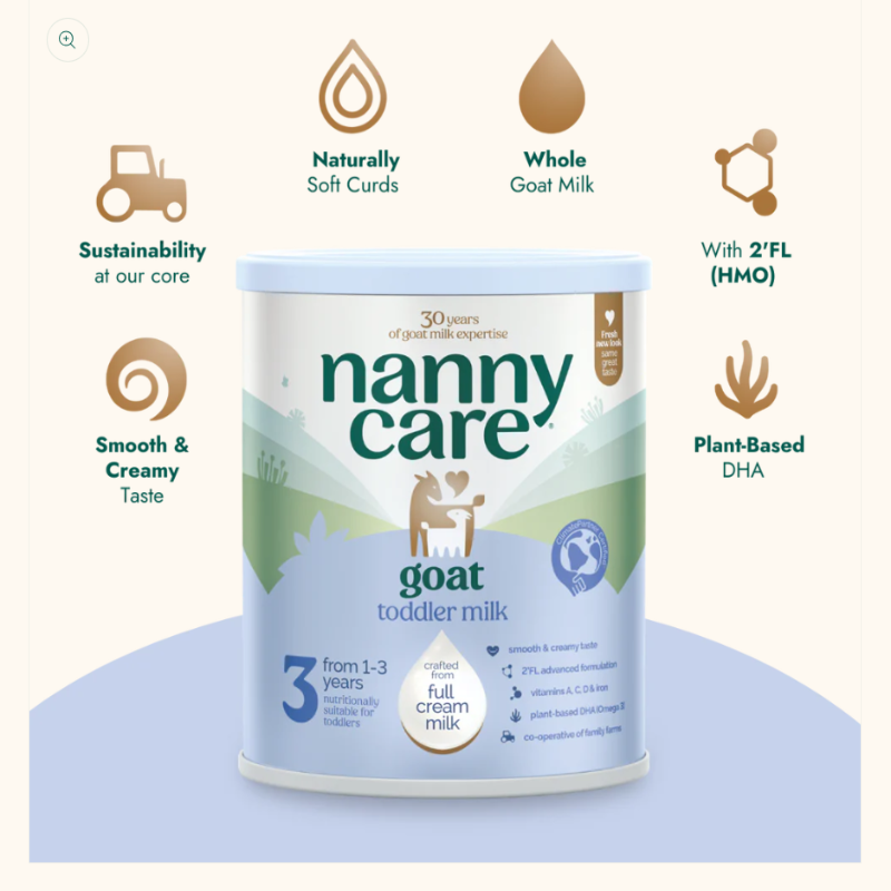 Nannycare Stage 3 Goat Milk Baby Formula-800g - HYPERMALL