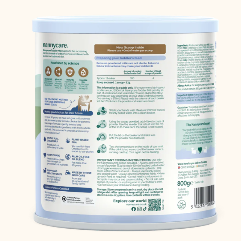 Nannycare Stage 3 Goat Milk Baby Formula-800g - HYPERMALL